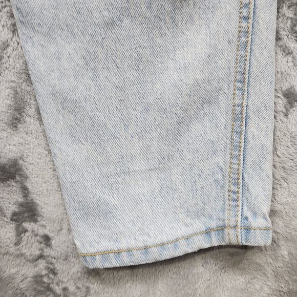 Vintage Zena Jeans Women 8 Blue High Rise Tapered Baggy Light Wash Grunge Skater - Picture 5 of 13